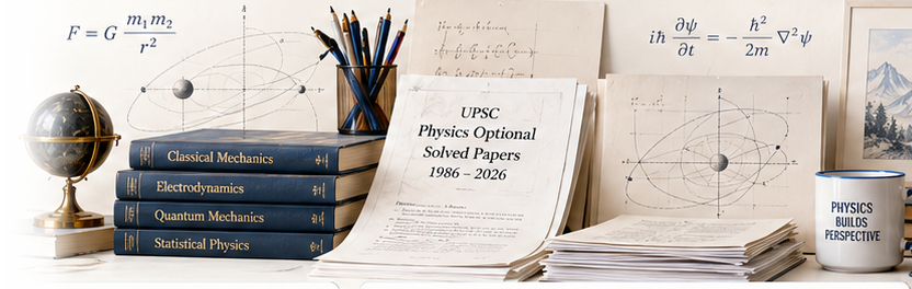 UPSC Physics Academic Study Desk